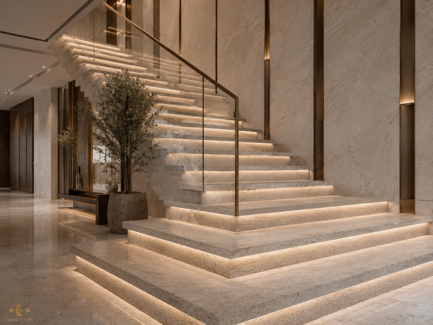 گرانیت روشن — تصویر مفهومی معماری